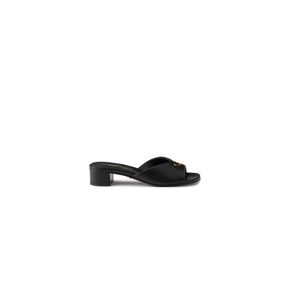 Prada Padded nappa leather sandals